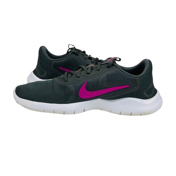 Nike Flex Experience Running shoes ladies US 8 Gray Knit pink CD0227-002 - Picture 5 of 11